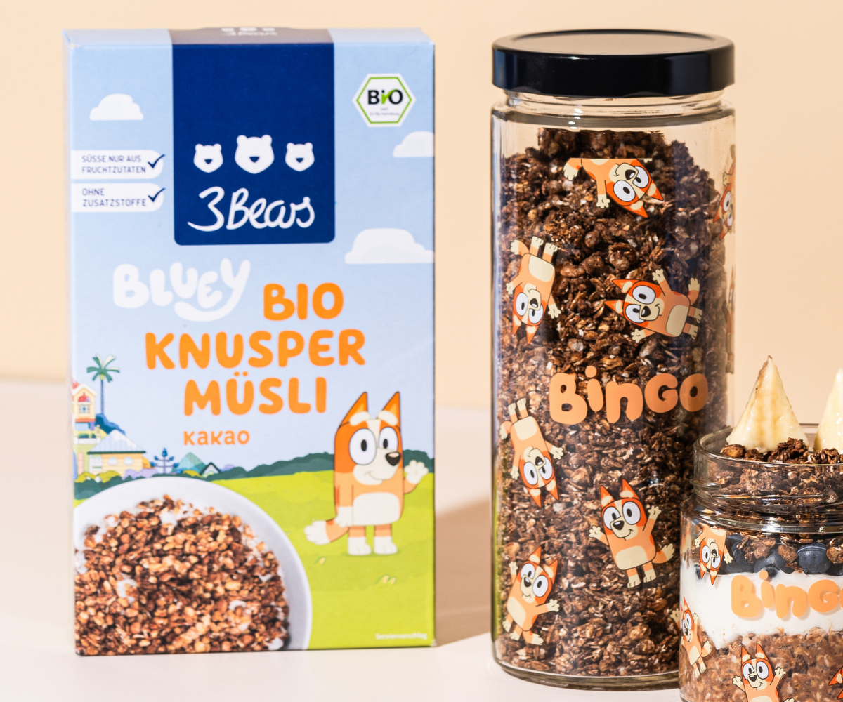 Crunchy Muesli Storage Jar - Bluey Edition