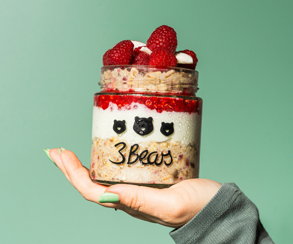 Overnight Oats – Kokos Himbeere