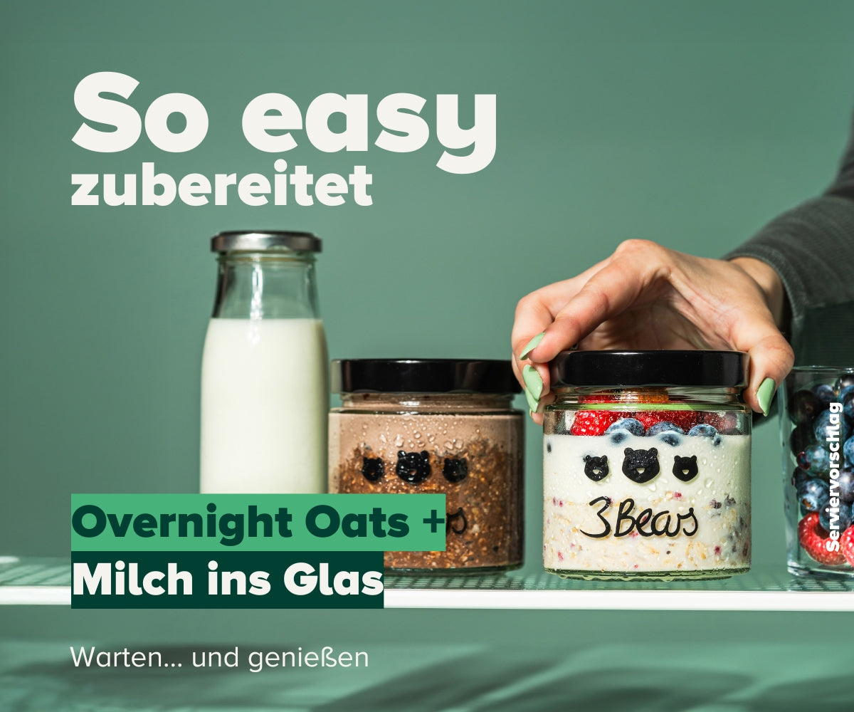 Overnight Oats Gläser-Trio Einfache Zubereitung