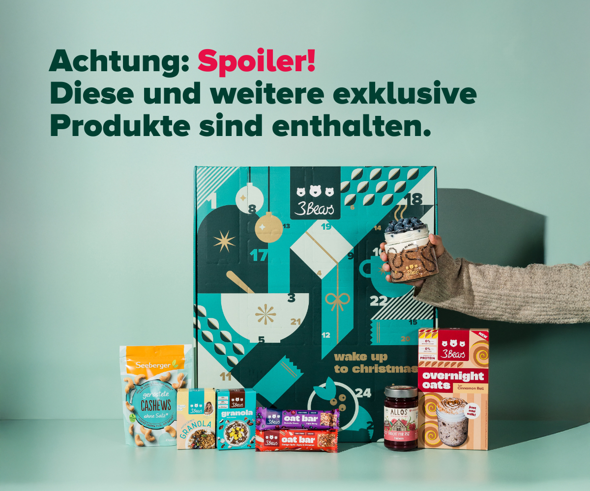 3Bears Adventskalender 2025 + GRATIS Thermobecher