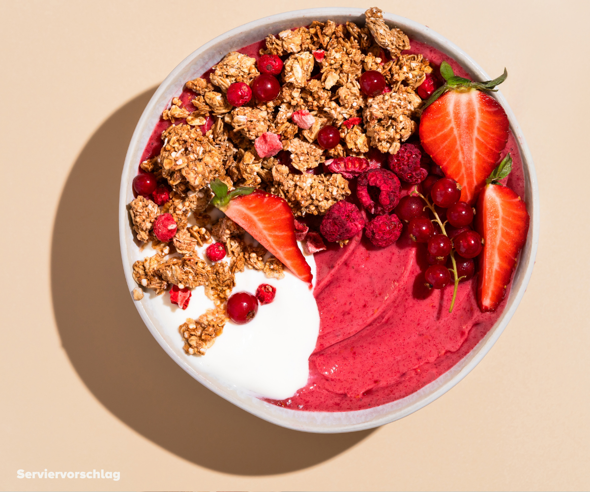 Granola Set Serviervorschlag