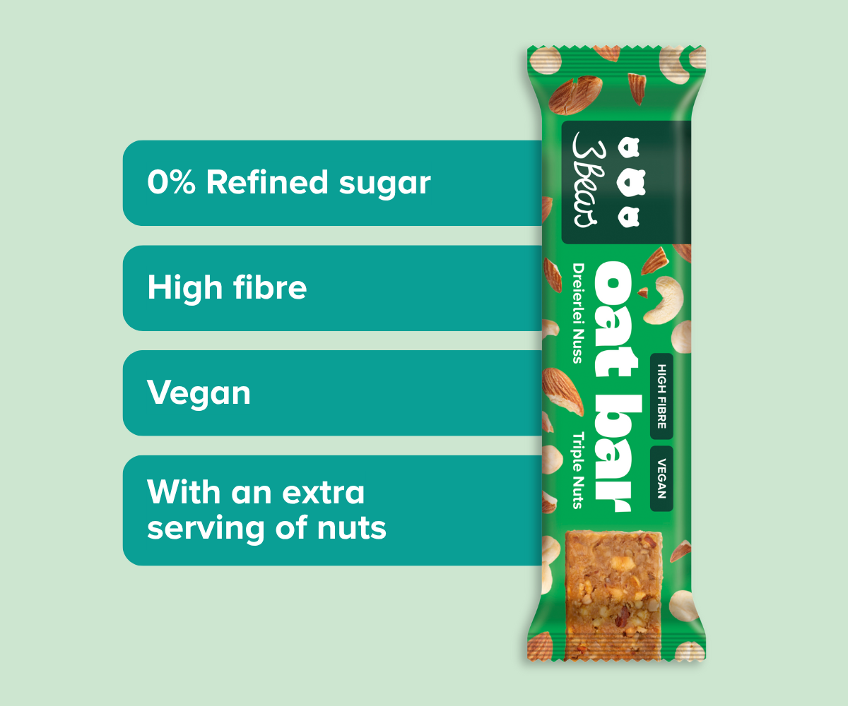 Oat Bar – Dreierlei Nuss