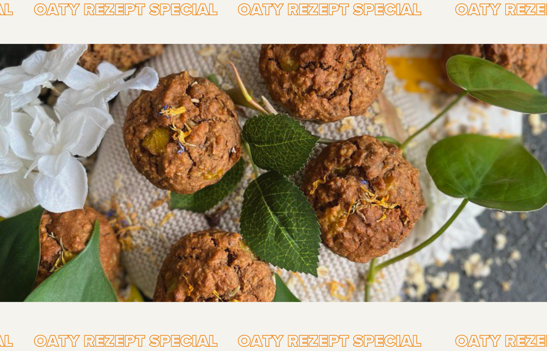 Oaty Rezept Special: Vegane Porridge-Muffins