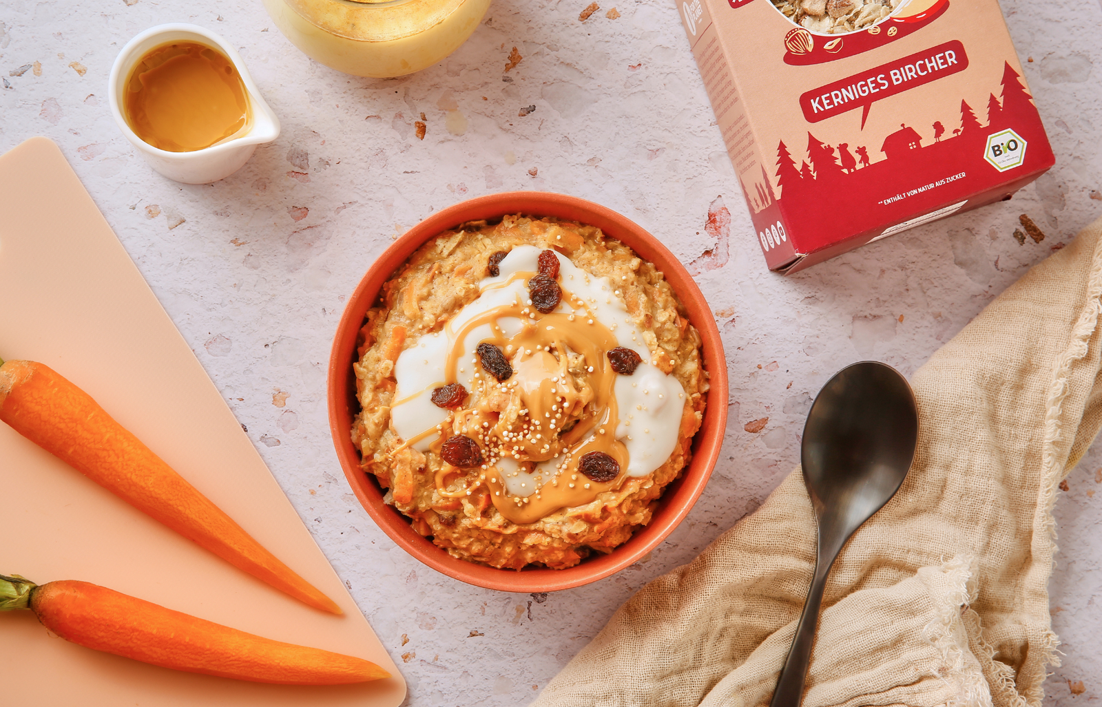 Carrot Cake Overnight Oats - Fit Foodie Finds