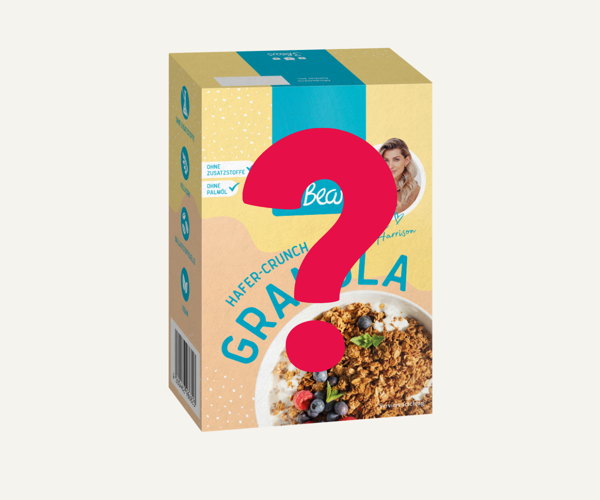 Granola sample portion