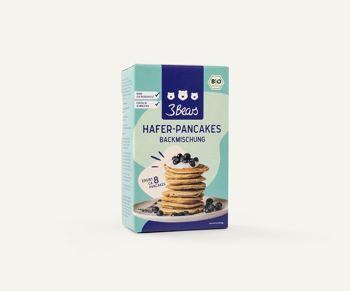 Bio-Backmischung – Hafer-Pancakes