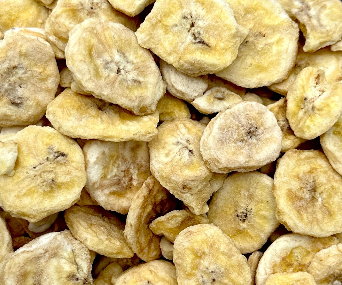 Freeze-dried fruits – banana slices