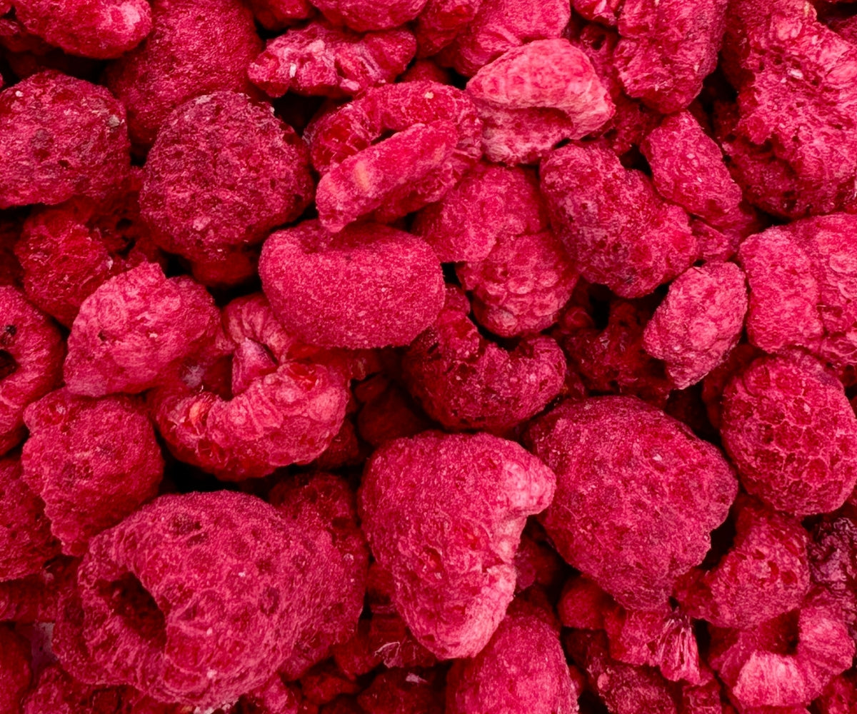 Freeze-dried fruits – raspberries