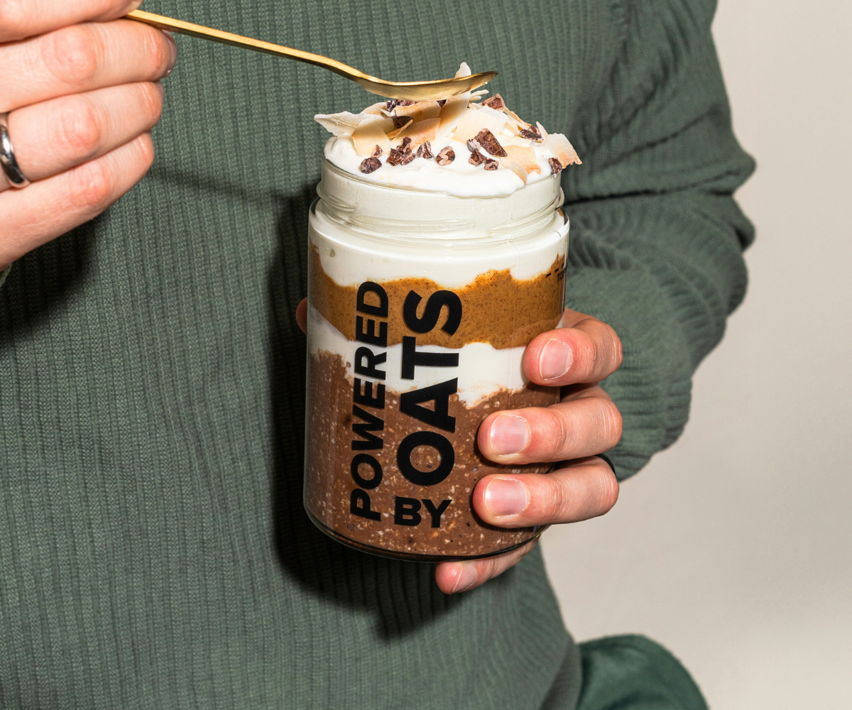 Overnight Oats Glas extra groß