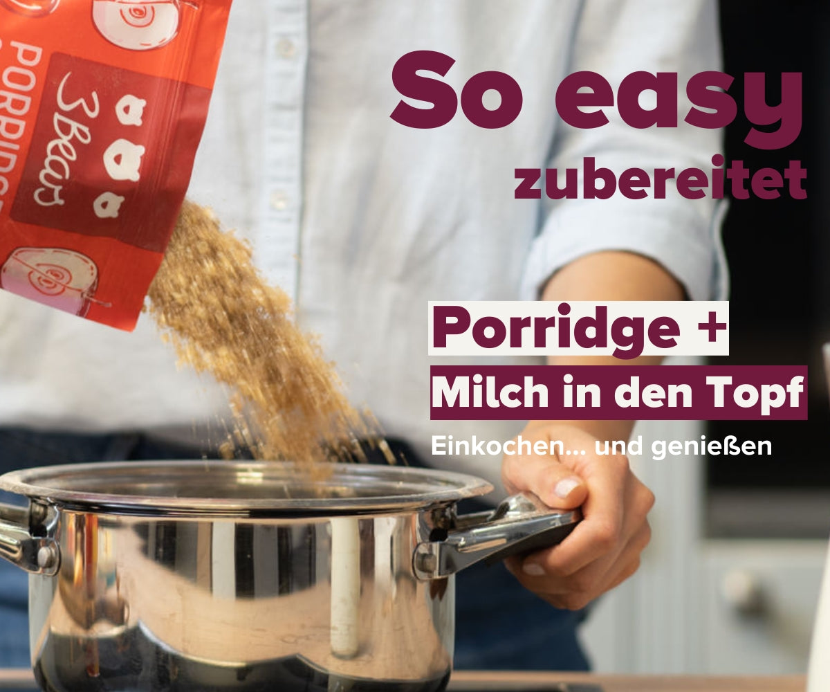 Organic porridge – hearty Bircher