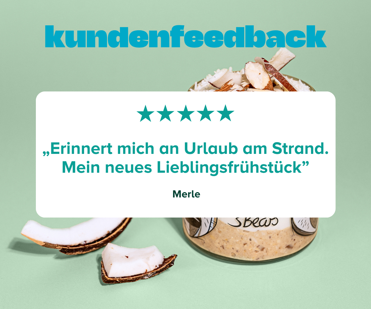 Kundenfeedback Overnight Oats Coconut Bliss 