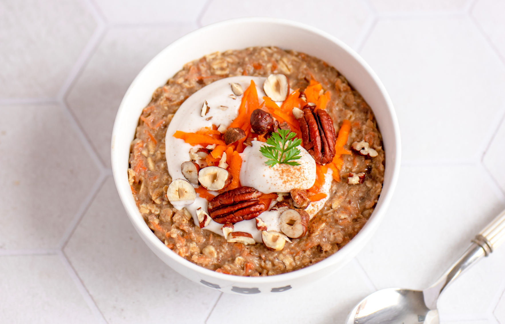 Easy, Healthy Carrot Cake Porridge - Vegan Punks