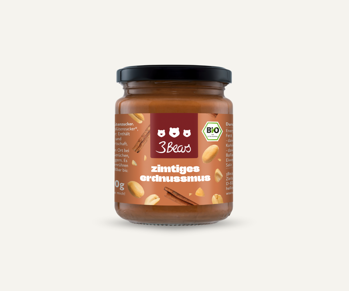Zimtiges Bio Erdnussmus
