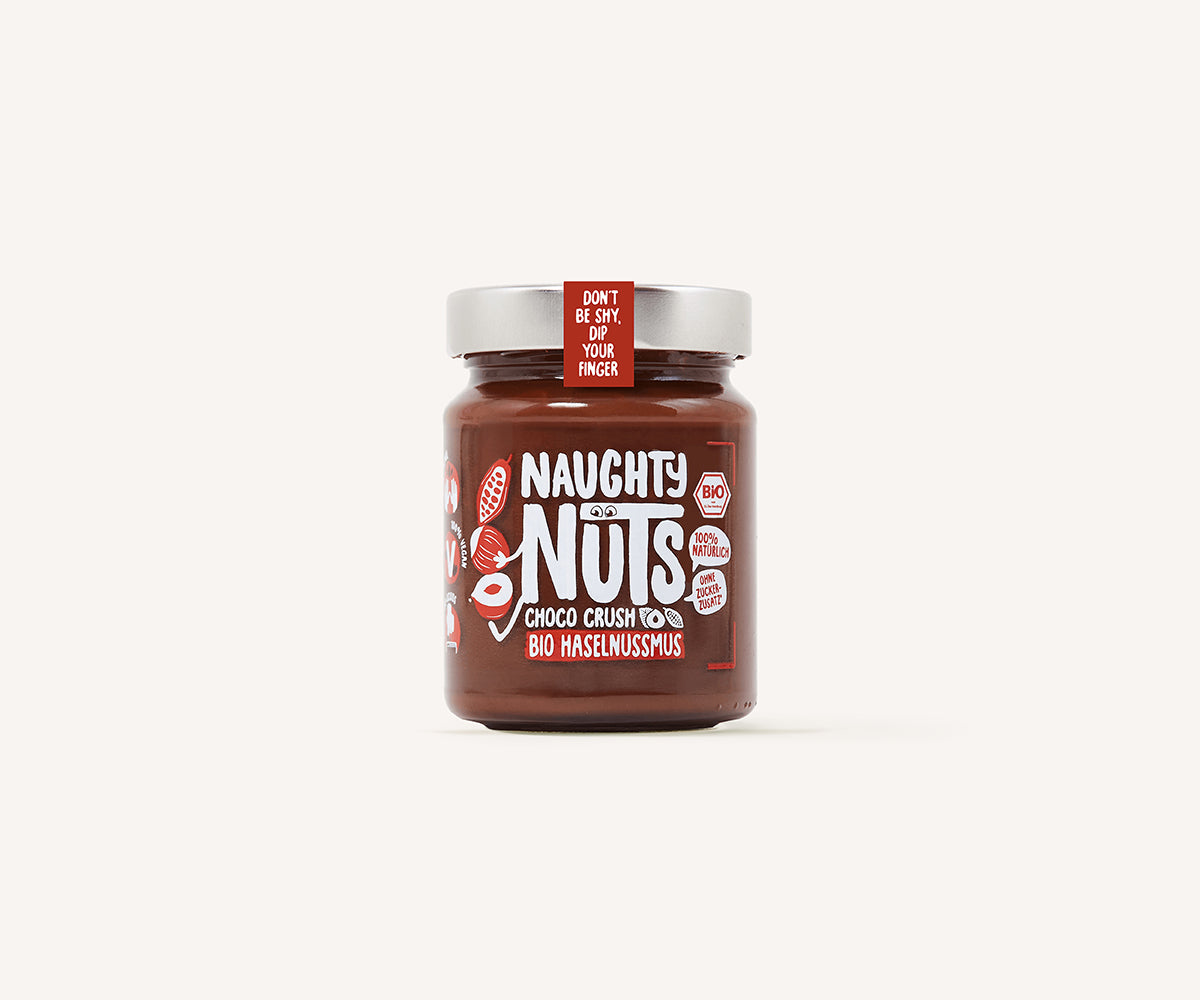Naughty Nuts – Bio Haselnussmus Choco Crush